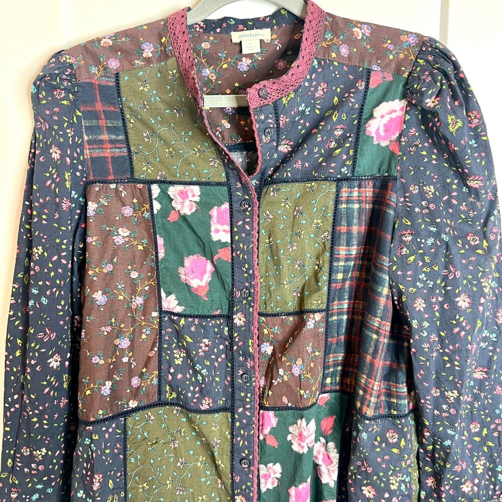 Sundance Harriet Patchwork Cottagecore Floral But… - image 3